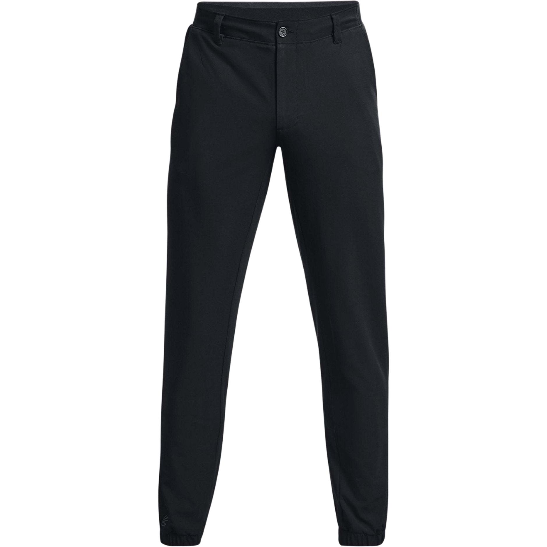 Under Armour Casual Pants Men s Black Moderate Cuffed Pants 1372211-001 32/34