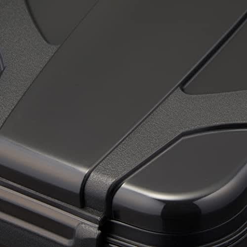 OSK Men's Lockfort Bento Box, 850ml, with Cooler Bag, 4-Point Lock for Secure Airtight Sealing, Dividers, No Gaskets for Easy Cleaning, Silver Ion, Ma