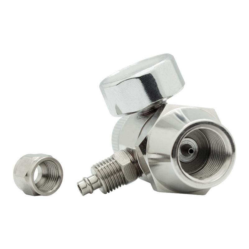 Fresh 2X Aquarium CO2 Regulator 2000Psi Pressure Gauge For 6Mm Suction Tube 5/8-18UNF