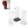 Boxing Acrylic Holder Display Stand House Black and White Transparent Base