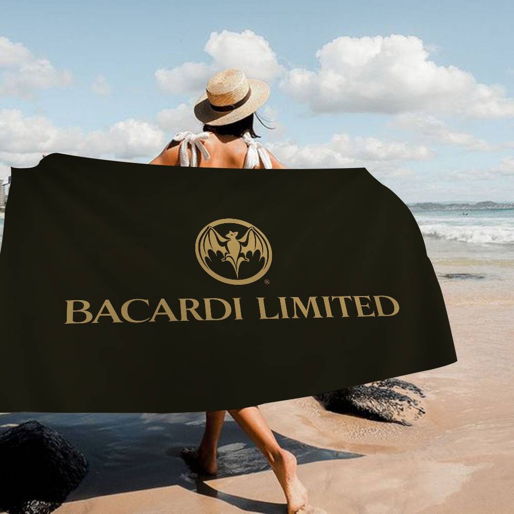 B-Bacardis Rum Große Mikrofaser Strandtücher Schnelltrocknendes Handtuch Sand Strandtücher Poolhandtuch für Reise Schwimmbad Yoga