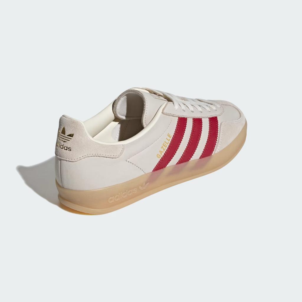 IH9676 Adidas Gazelle Indoor Cream WhiteTeam Victory Red (Men's)