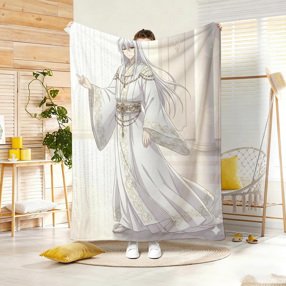 Anima A-Ayame S-Sohma Throw Lightweight 240G Flannel Blanket Soft Skin-Friendly For Summer Cooling