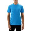 Adidas Sports Breathable V-Neck Casual Short Sleeve T-Shirt Men Tops Lake-Blue HB9199