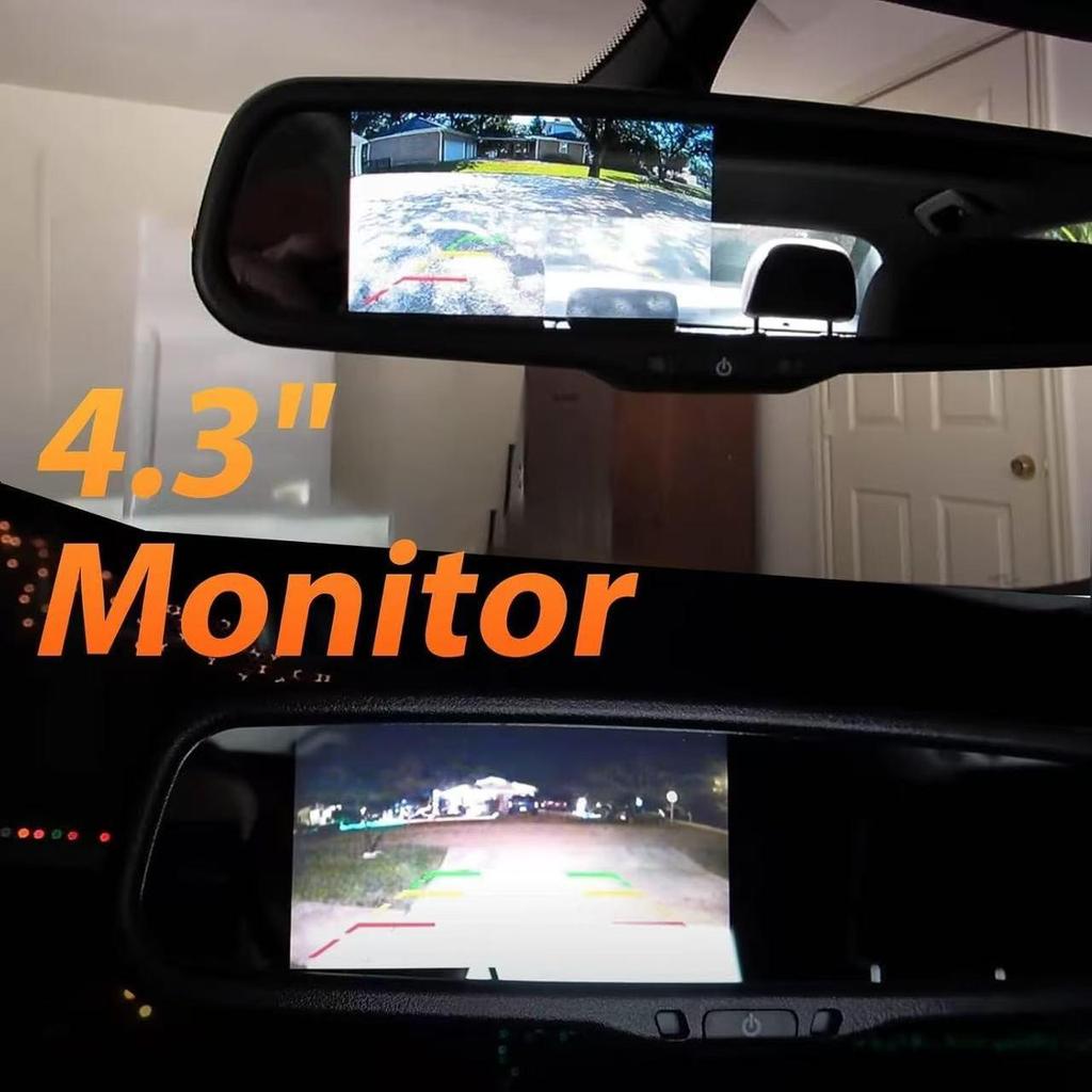 4.3-inch Rearview Mirror Display Camera for Renault Trafic & Opel Vivaro