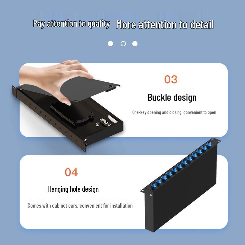 Zhongke 12-Port Rack Mount Fiber Optic Terminal Box