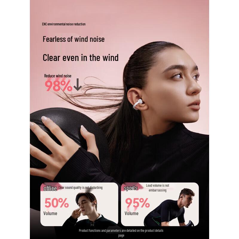 SANAG S7S AI Open-Ear Clip-On Bluetooth Earphones