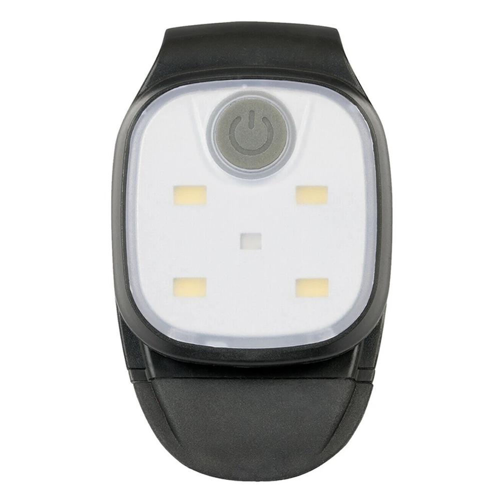 

1-5pcs LED Clip Lamp 4 Lighting Modes Running Safety Warning Clip On Light Portable USB Rechargeable Head Lamp for Fishing
