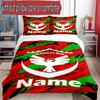 3pcs Duvet Cover Set (1*Duvet Cover + 2*Pillowcase, Without Core), Custom Name Amed SK Pattern Bedding Set, Home Bedroom Decor Gift
