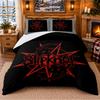 Slipknot Pattern Bedding 3Pcs Set Bed Sheet And Pillowcases For Indoor Bedroom