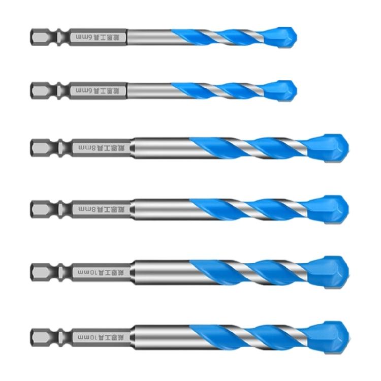 5/5/6/8/10/12mm High Hardness Eccentric Drill Precisions Drilling Glass Cement Metal Ceramic Punching Rock Drill Bit