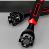 Durable Metal Wrench 8/52 in 1 8-19mm Universal Spanner Non-Slip Handle 360° Rotating Multipurpose Tiger Wrench Car Repair