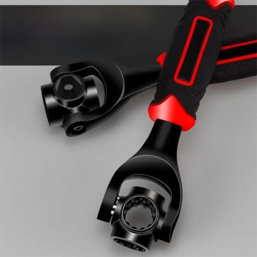 Durable Metal Wrench 8/52 in 1 8-19mm Universal Spanner Non-Slip Handle 360° Rotating Multipurpose Tiger Wrench Car Repair