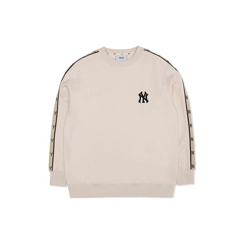 New MLB Sweatshirts Unisex Cream 3AMTM0826-50CRS