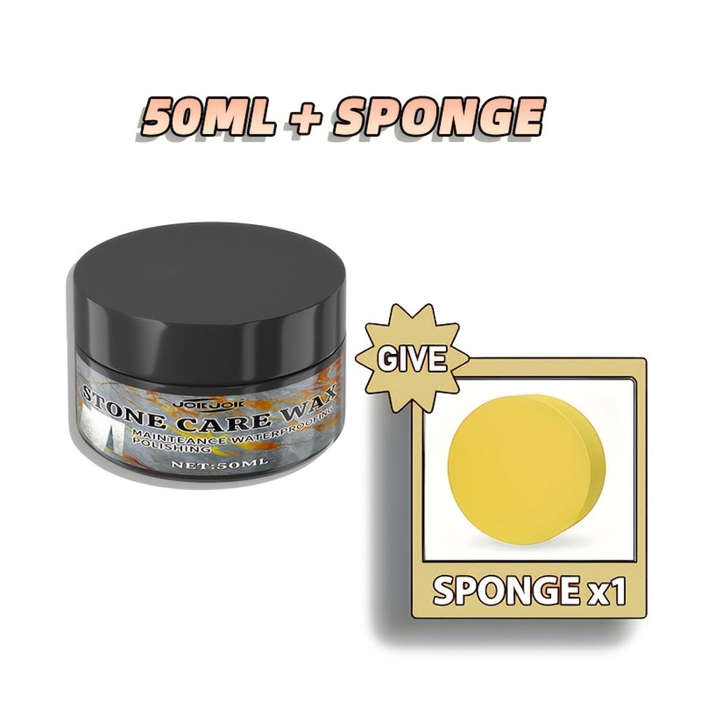 

JOKJOK Воск для полировки камня - Сверхпрочный полироль для каменных полов и плитки, Нетоксичный, Быстрое восстановление блеска для мрамора, гранита, кварца