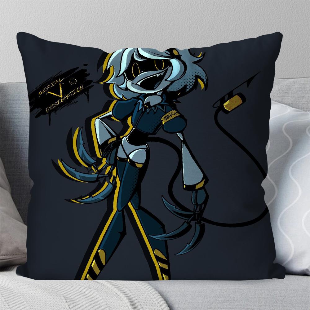 

M-Murder D-Drones animation Pillow Case Square Pillow Bedroom Sofa Leisure Comfort Cushion Car Living Room Home Decoration 40X40 16x16Inch