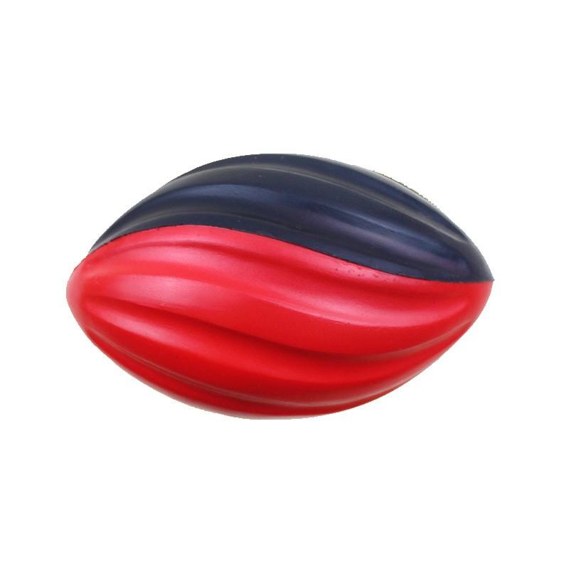 New Unique PU Slow   Spiral Rugby Foam Sponge Ball Children s Toy красный