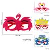 Birthday Delightful Plastic Glasses Featuring Colorful Animal Characters For Party Fun