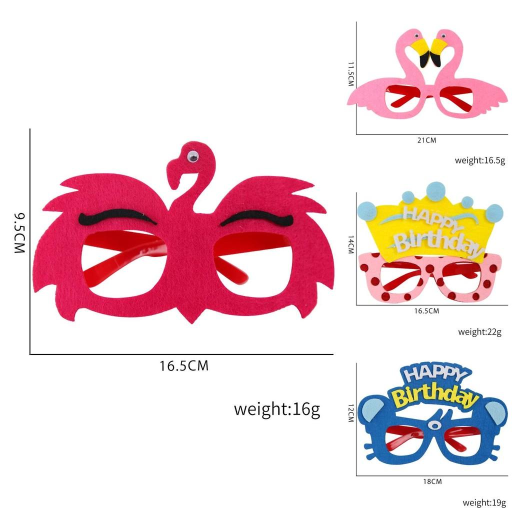 Birthday Delightful Plastic Glasses Featuring Colorful Animal Characters For Party Fun