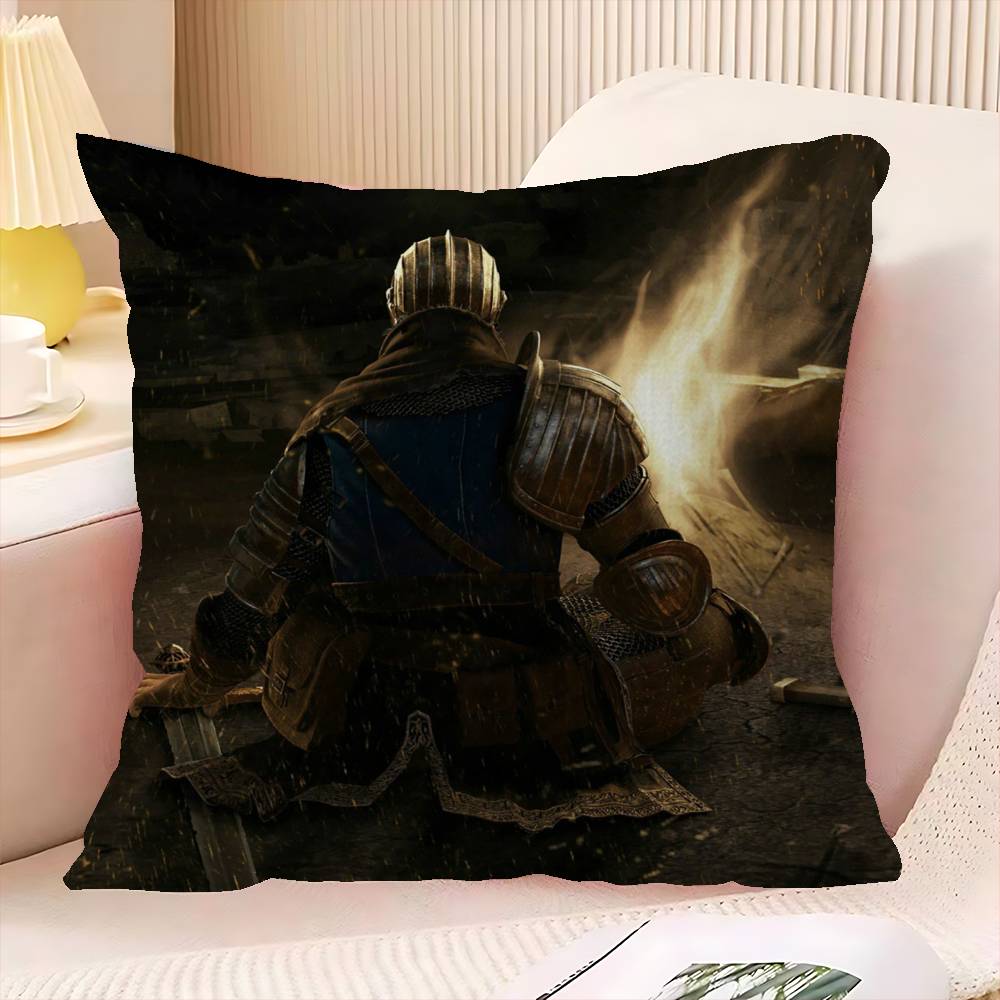 D-Dark S-Souls Game Personalized Pillow Cover Kids Bedroom Wild Party Decor Pillowcase Kid Birthday Shower Gift