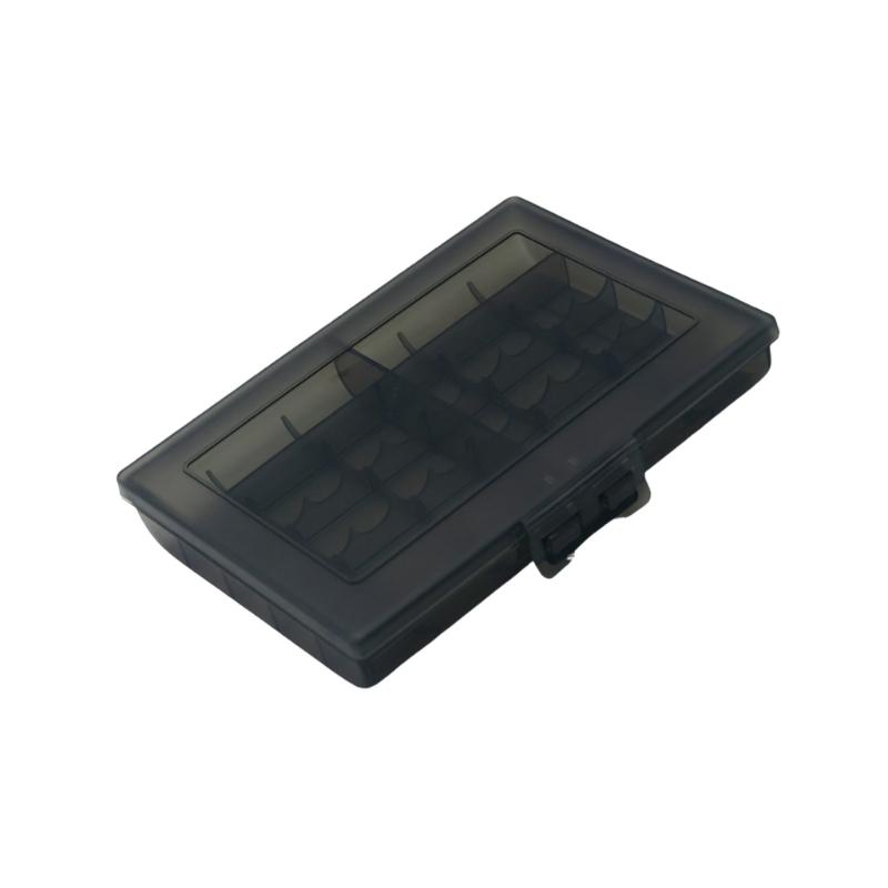 Hard Plastic Battery Holder Case Organizers Container For 2A 3A Size Batteries