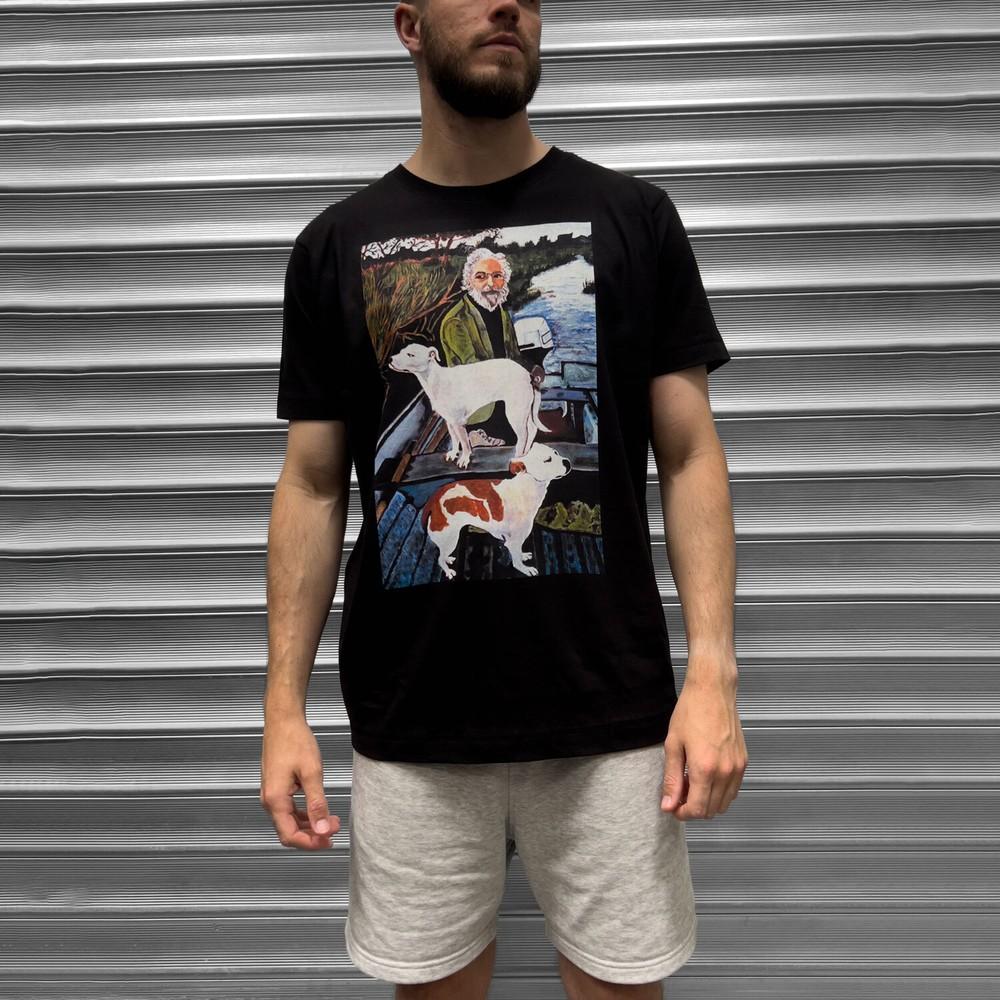 

Goodfellas Movie Dog Painting T Shirt (S -3XL) Godfather Taxi Driver Casino 2XL