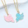 Cross-border New Letters Best Friends Love Stitching Girlfriends Necklace Wing Pendant