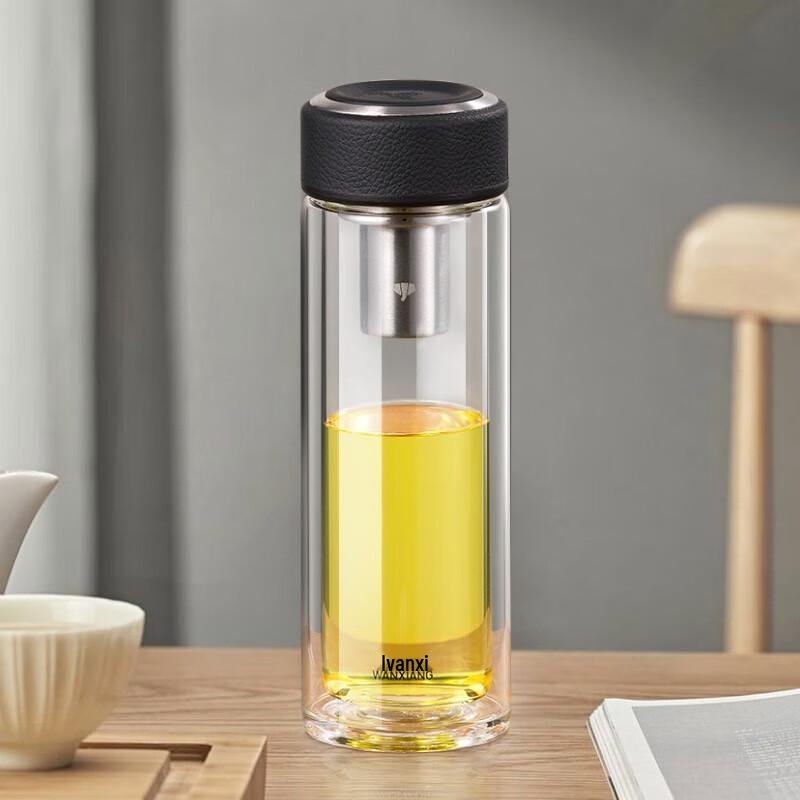 WANXIANG Double-Layer Glass Cup