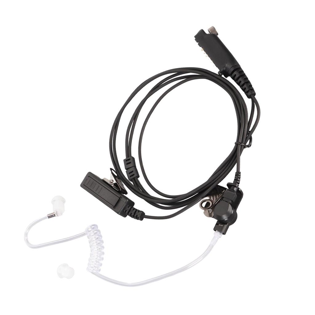 Acoustic Tube Headset Portable Clear Acoustic Tube Headphone 2 Way Radio Earpiece for Sepura STP8000 STP9000
