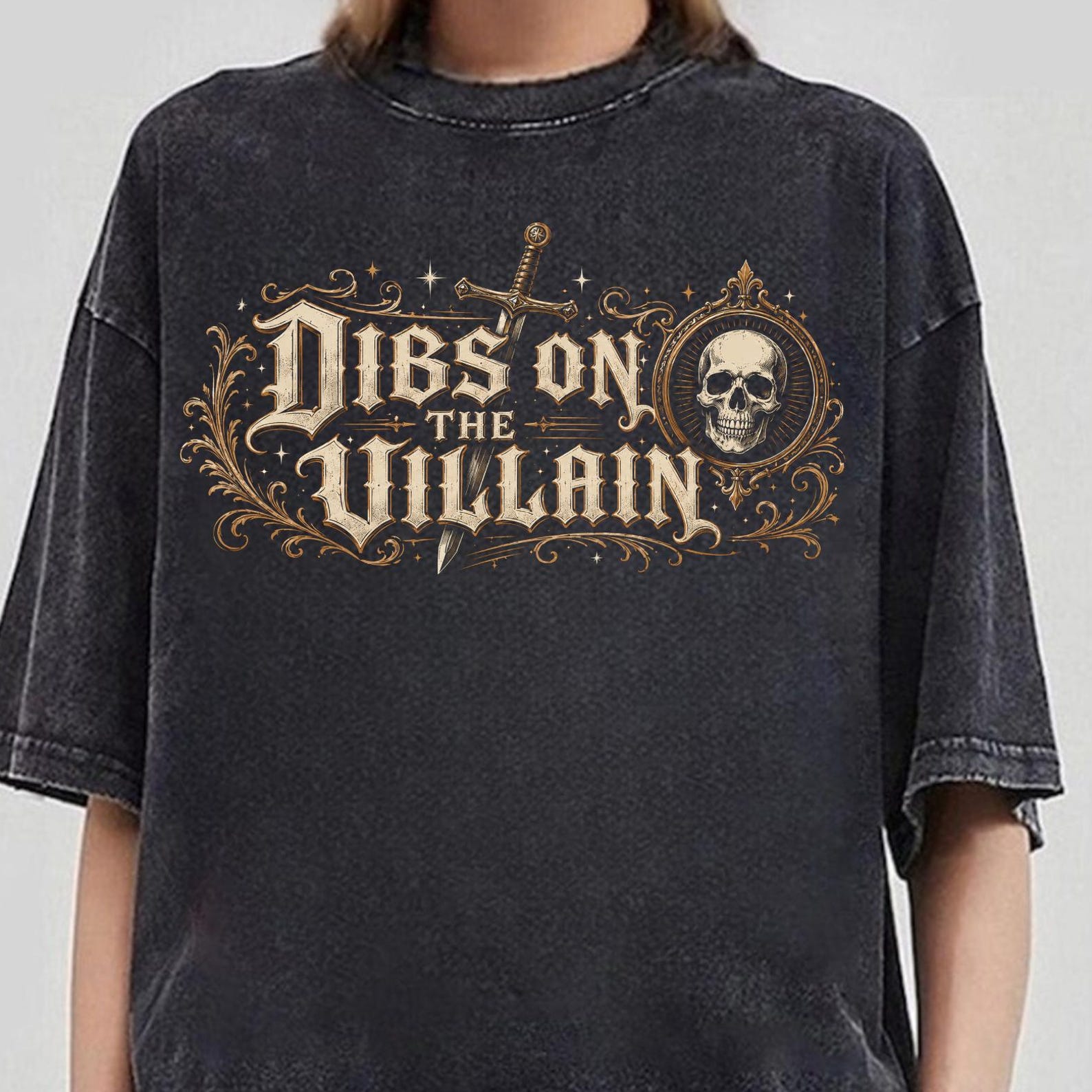 Villain Era Enemies To Lovers Tshirt, Dibs On The Villain Dark Romance Shirt, Villain Assistant Tee, Fantasy Readers Tee, Villain Lover Tee L