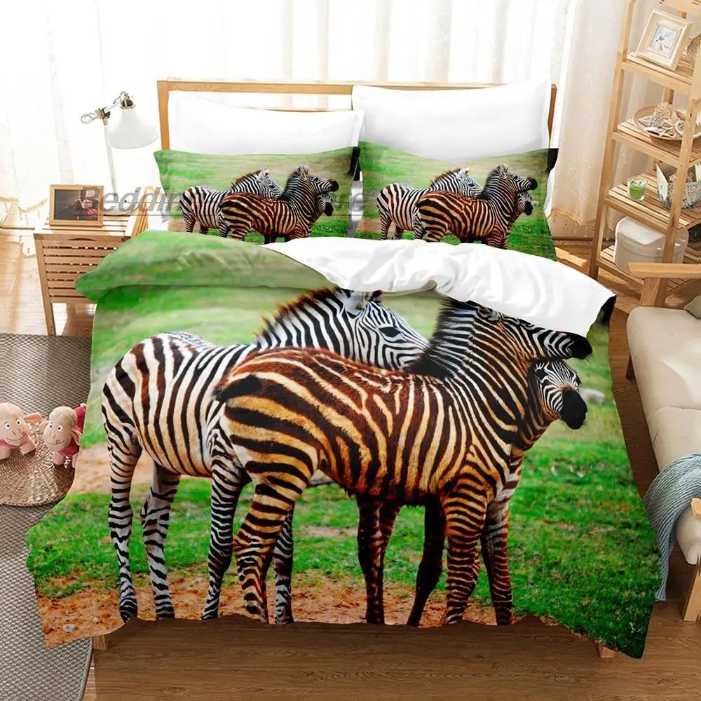 Animal World Bedding Set Single Twin Full Queen King Size Bed Set Aldult Kid Bedroom Duvetcover Sets 3D Print  Bed Sheet Set