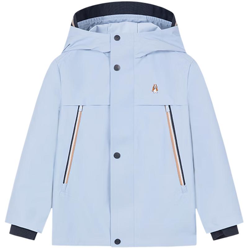 Hush Puppies Boys 3-Proof Hooded Windbreaker Jacket 120