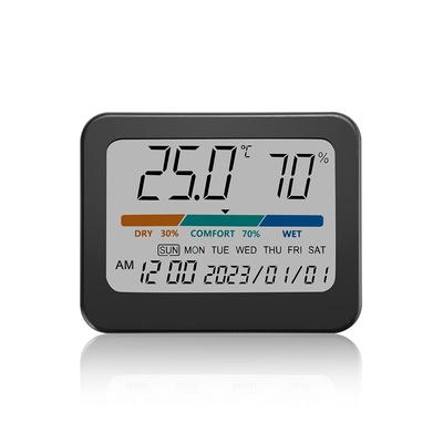 Color Large Screen Temperature Humidity Meter with Calendar Temperature Sensor  Household