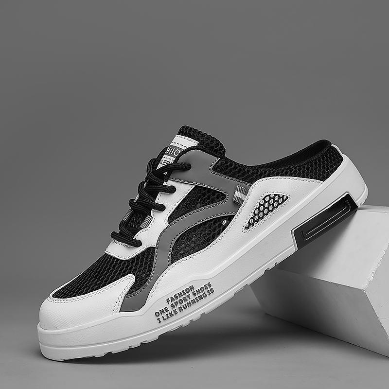 Pánské sportovní boty, letní boty s otevřeným zádovým výstřihem, ležérní sandály, tenisky, dřeváky, boty pro studenty, nadměrné pantofle