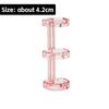 3 Hole Loose-Leaf Ring Clip Plastic Binder Rings DIY Albums Loose Leaf Notebooks Book Hoops Binding Clip School Office Supplies