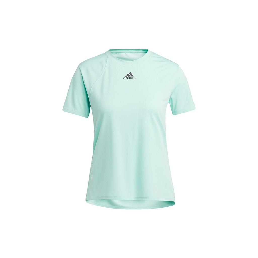 Adidas Heatrdy Focus High-Intensity Training Short Sleeve T-Shirt Women Tops Mint-Green H20749