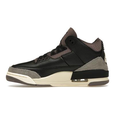 A Ma Maniére x Air 3 Retro Kým si spal Dámske tenisky Čierna Plochá-Cínová Fialová-Ruda FZ4811-001