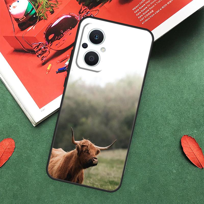 Highland Cows Case For OPPO Reno 7 8 Lite 8T 10 11 12 13 Pro 12F 13F 14F OPPO Find X8 X6 X5 X9 Pro Cover