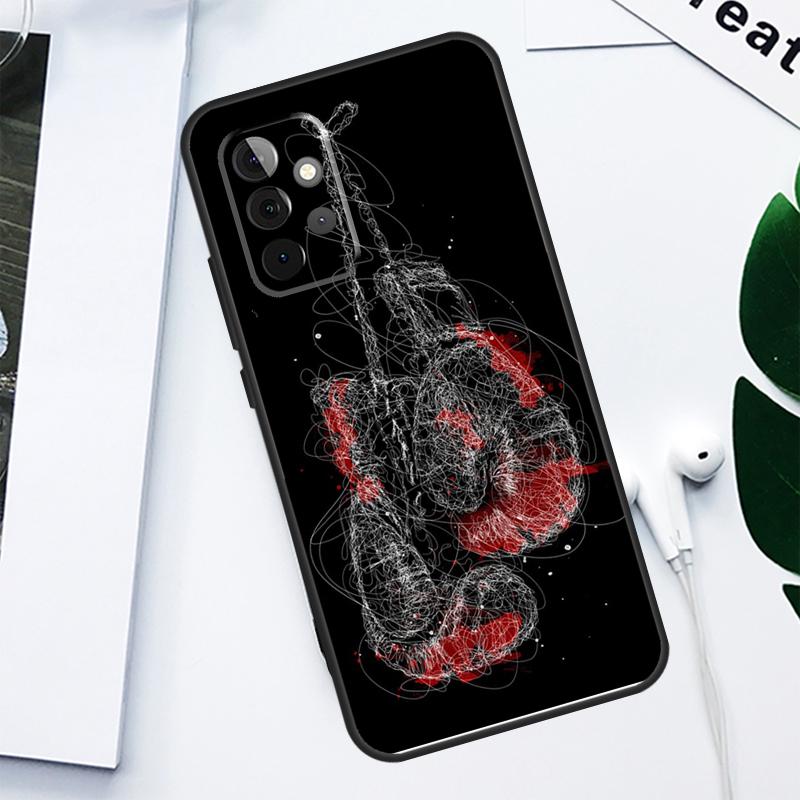 Boxing Gloves For Samsung Galaxy A13 A53 A33 A54 A34 A14 A55 A35 A15 A05 A06 A16 A22 A32 A52 Phone Case