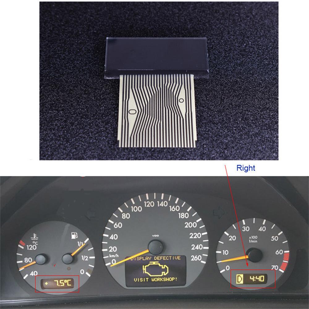 To the Right of the Table Edge LCD Screen For Mercedes W208 W210 R170 CLK/E/SLK-Class