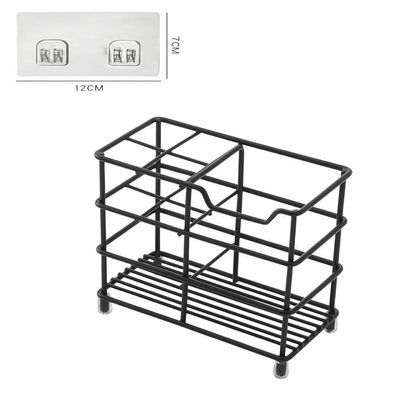 Stainless Steel Toothpaste Holder 5 Slots Toothbrush Holder for Bathroom Space-saving Bathroom Accessories Storage Box