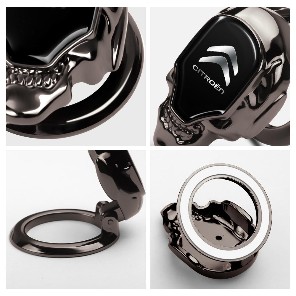 Auto Motor Ein-Knopf Startknopf Schutzhülle Dekorative Zubehör für Citroen C1 C2 C3 Grand C4 Picasso C4L VTS C-ELYSEE