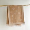 Scarf women's autumn and winter new core-spun yarn camellia thousand bird grid double-sided warm shawl versatile decorative cashmere scarf