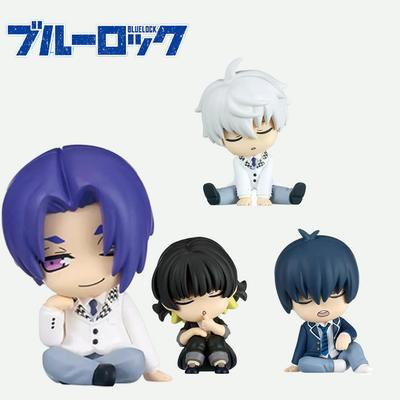 Blue Lock Anime Figur - Isagi Yoichi & Bachira Meguru Kawaii Q-Version Schlafstatuette Sammlerstück Kinderspielzeug Geschenk