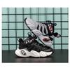 Boys' Shoes Autumn and Winter New Two Cotton Plus Fleece Warm Children's Sports Shoes Rotating Buttons Large Children's Basketball Shoes