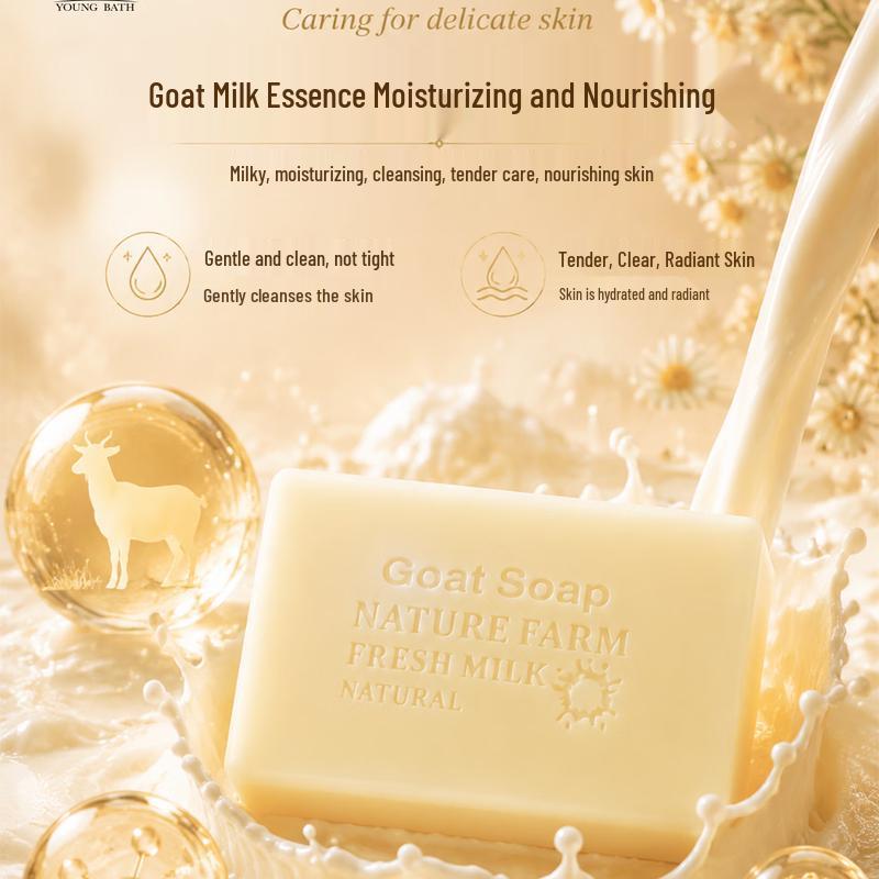 YOUNG Tuberose & Orange Blossom Goat Milk Soap Set