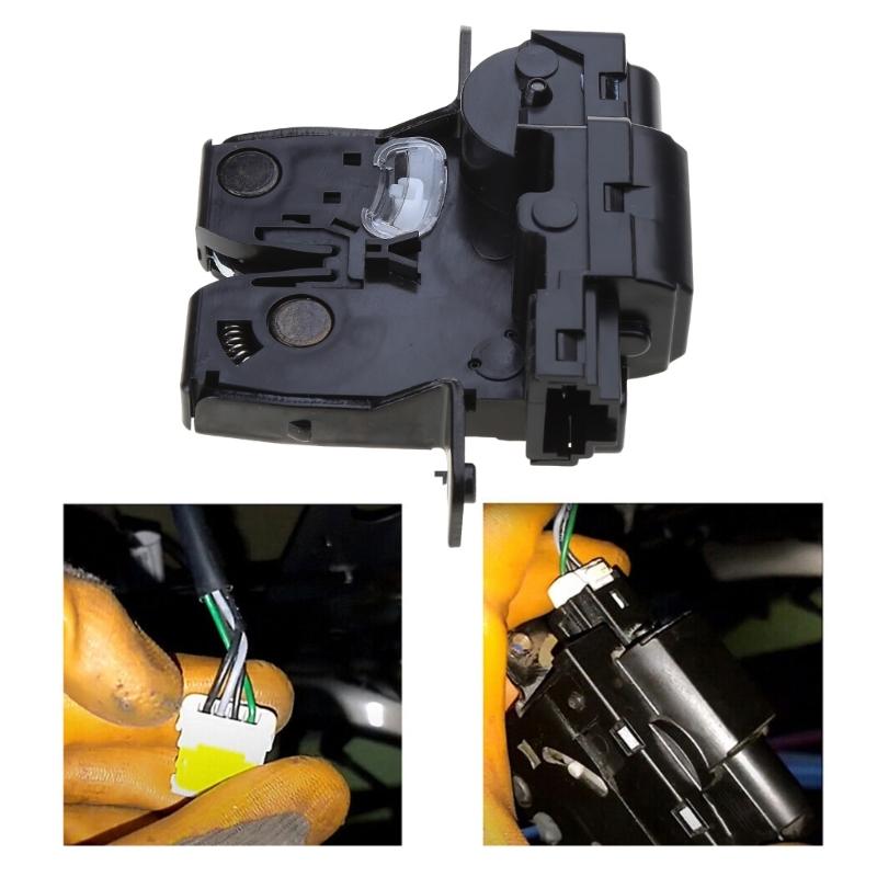 Conjunto de trava para porta traseira traseira, atuador de bloqueio de porta-malas para micra mk3 qashqai j10 substitui 905022dx0a 90502-2dx0a