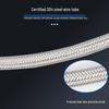 IPWEN 304 Stainless Steel Braided Faucet Supply Hose, Hot & Cold Water, 1.5m