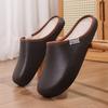 Fashion Cotton Slippers for Men Women Winter Casual Home Shoes with Fur Indoor Outdoor Waterproof Warm Plush Shoes Couple Slides