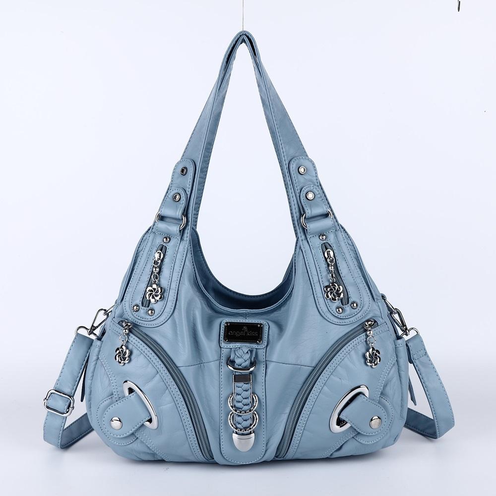 Vintage Damskie Torebki Modna Torba na Ramię Duża Torba Tote z Górnym Uchwytem Torba na Zakupy Wielofunkcyjna Listonoszka Damska Torba Hobo